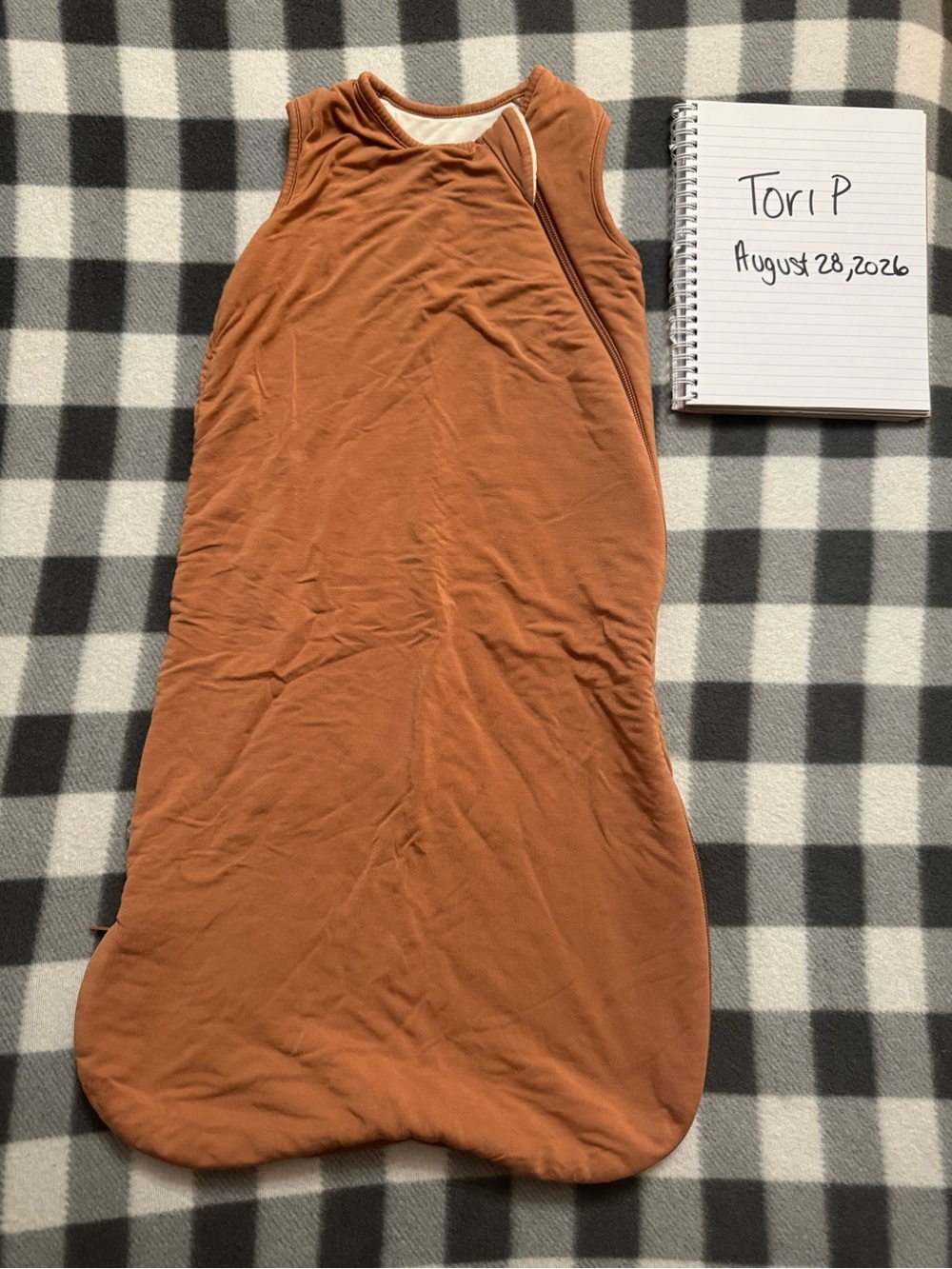 Kyte BABY Rust/ Spice Sleeveless Sleep Sack
